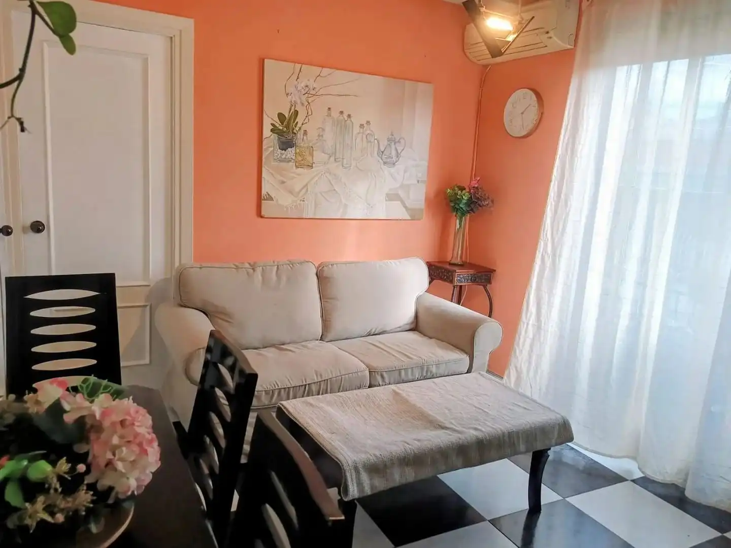 Flat for sale in Peña Prieta, 77, Madrid Living room of Flat for sale in Madrid with Air Conditioner, Heating and Parquet flooring