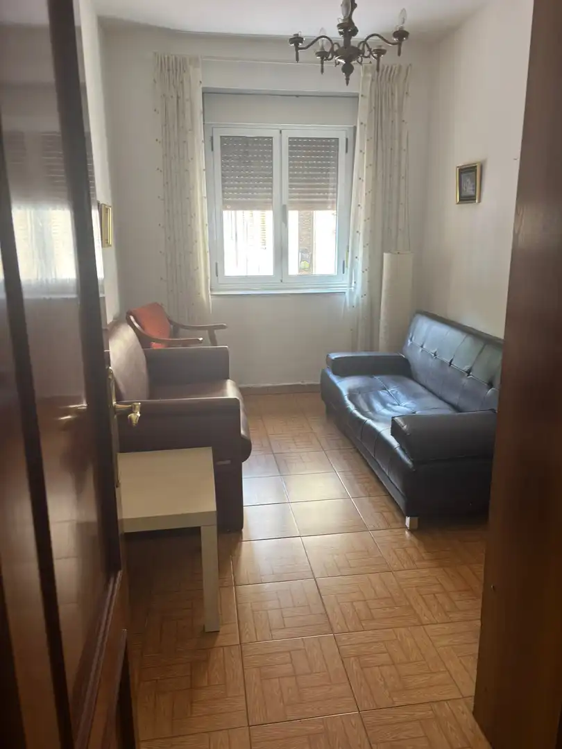Living room of Flat for rent in Langreo  with Parquet flooring and Furnished