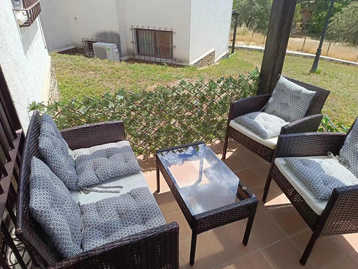 Houses for sale in Poligono Ue1, 13, El Ronquillo Terrace of Houses for sale in El Ronquillo with Air Conditioner, Terrace and Swimming Pool