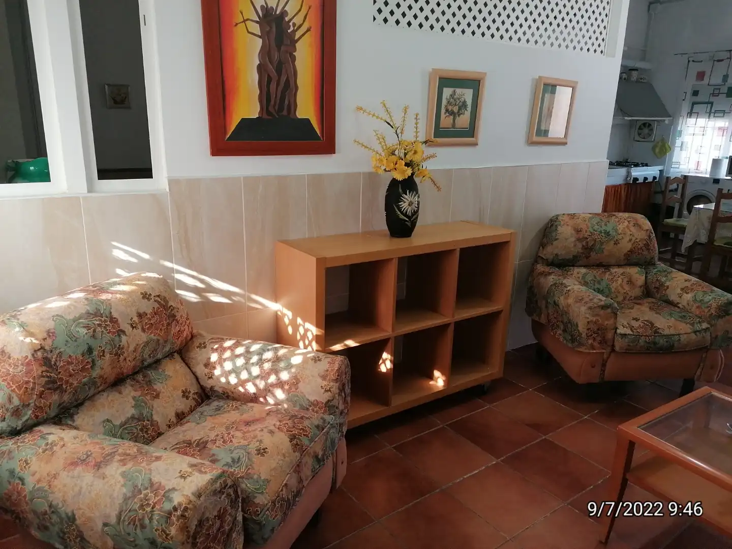 Wohnungen zur Miete in Calle Buenavista, 9, Aznalcóllar Wohnzimmer von Wohnungen zur Miete in Aznalcóllar mit Klimaanlage, Heizung und Terrasse