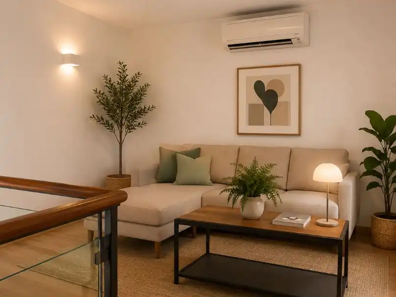 Loft de alquiler en Calle las Fábricas, 1, Parque Ondarreta - Urtinsa Sala de estar de Loft de alquiler en Alcorcón con Aire acondicionado y Terraza