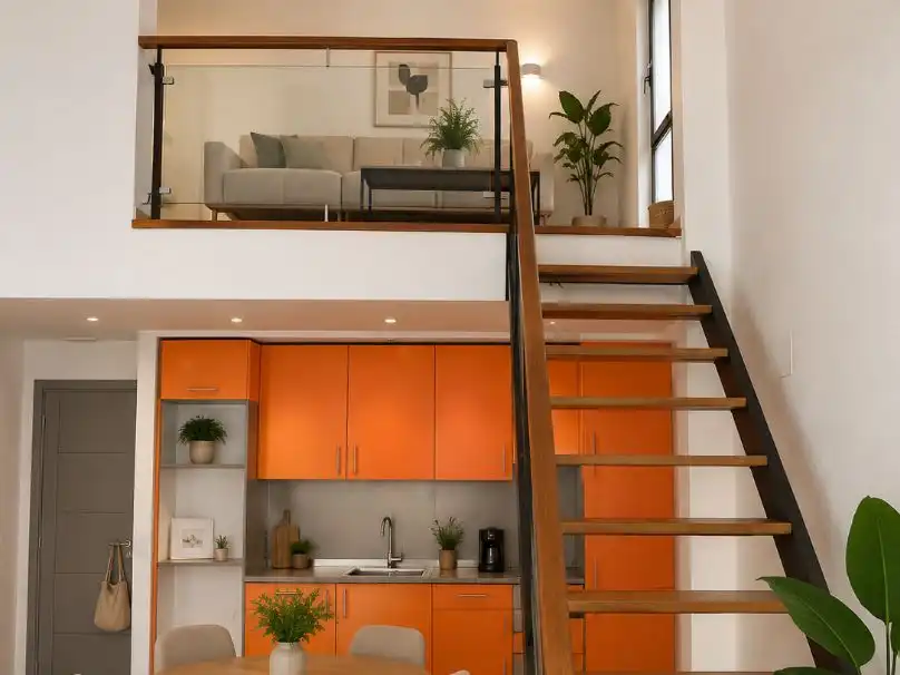 Loft de alquiler en Calle las Fábricas, 1, Parque Ondarreta - Urtinsa Cocina de Loft de alquiler en Alcorcón con Aire acondicionado y Terraza