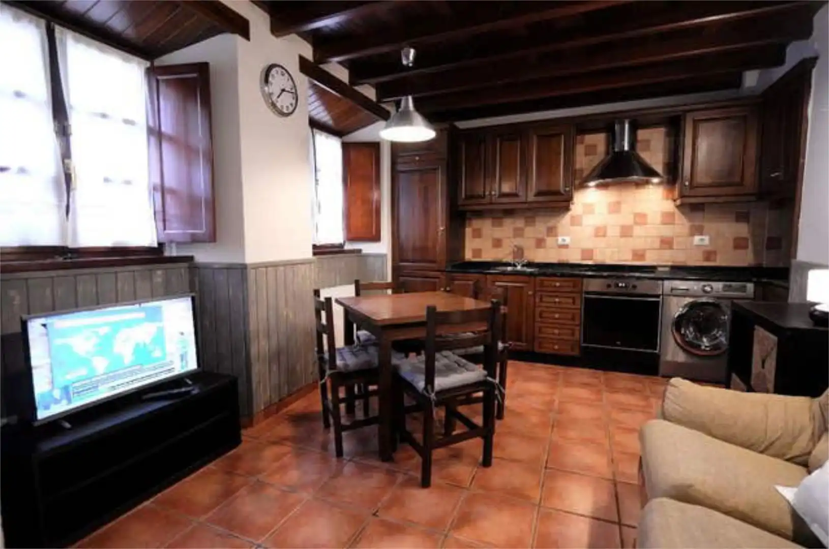 Casa o xalet de lloguer a Ribadeo Cuina de Casa o xalet de lloguer en Ribadeo amb Calefacció i Moblat