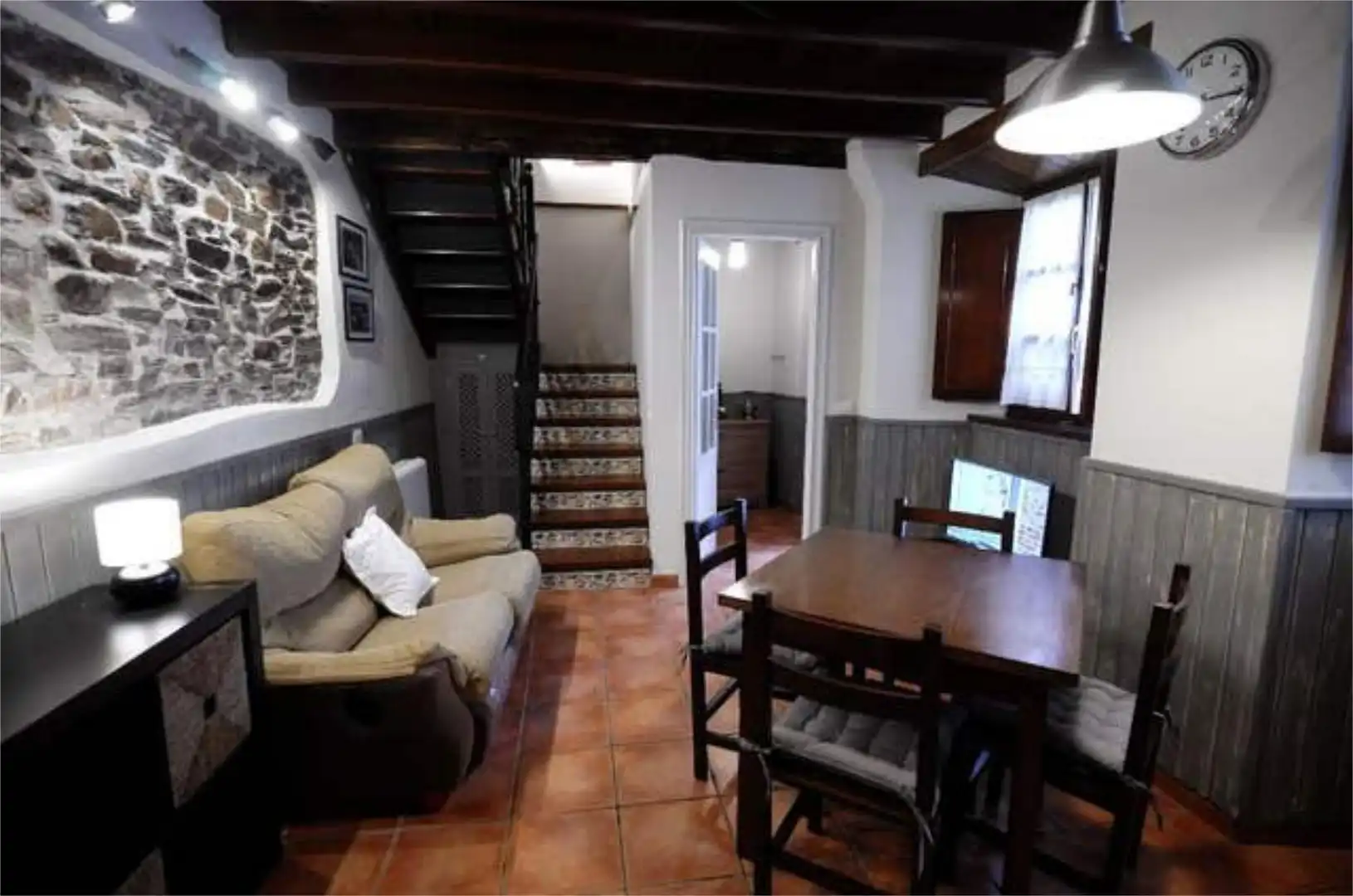 Casa o xalet de lloguer a Ribadeo Sala d'estar de Casa o xalet de lloguer en Ribadeo amb Calefacció i Moblat
