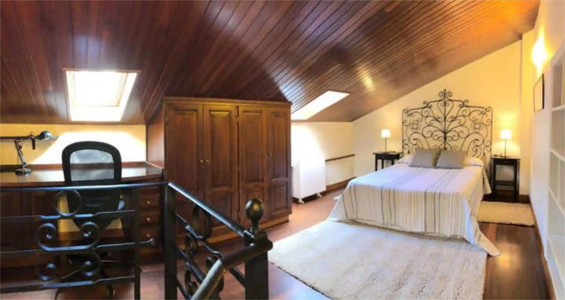Casa o xalet de lloguer a Ribadeo Dormitori de Casa o xalet de lloguer en Ribadeo amb Calefacció i Moblat