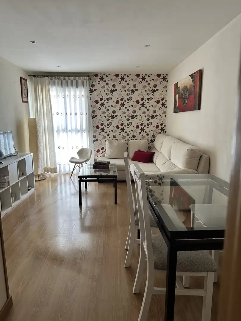 Living room of Flat for rent in Córdoba  with Air Conditioner, Heating and Parquet flooring