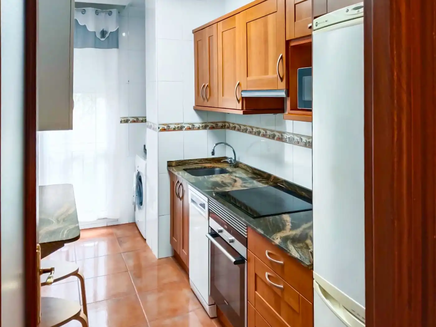 Flat for rent in Calle la Cueva, 3, Castañeda Kitchen of Flat for rent in Castañeda with Heating, Parquet flooring and Terrace