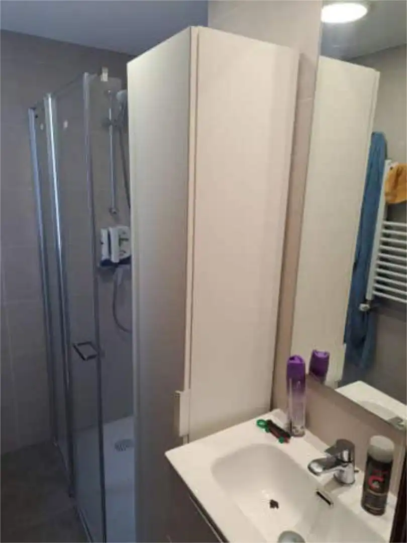Flat for rent in Desamparados Bathroom of Flat for rent in Vitoria - Gasteiz with Heating and Furnished