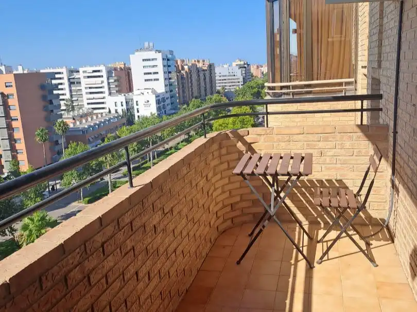 Wohnung zur Miete in Carrer d'Alfauir, 42, Sant Llorenç - Zona Alfahuir Terrasse von Wohnung zur Miete in Valencia mit Klimaanlage, Heizung und Privatgarten