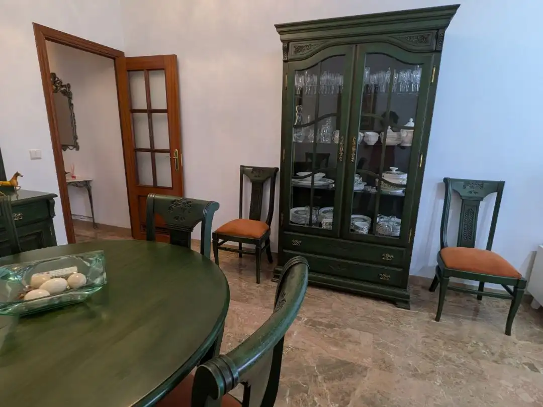 Flat for rent in Calle Joaquín Román Álvarez, 1, Las Almenas Dining room of Flat for rent in Tomares with Air Conditioner, Heating and Swimming Pool