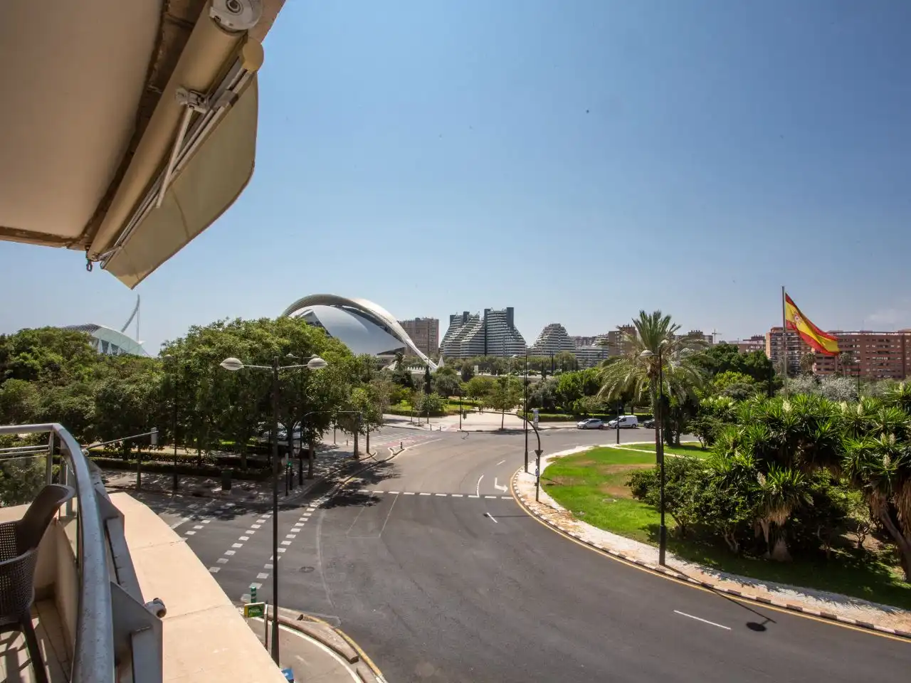 Flat for rent in Avinguda de França, 1, Penya - Roja - Avda. Francia Exterior view of Flat for rent in Valencia with Air Conditioner, Heating and Terrace