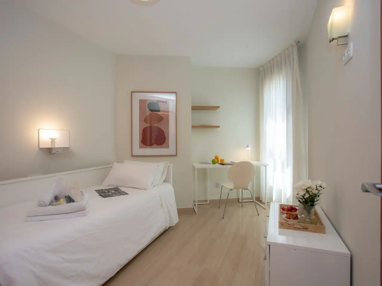 Flat for rent in Avinguda de França, 1, Penya - Roja - Avda. Francia Bedroom of Flat for rent in Valencia with Air Conditioner, Heating and Terrace