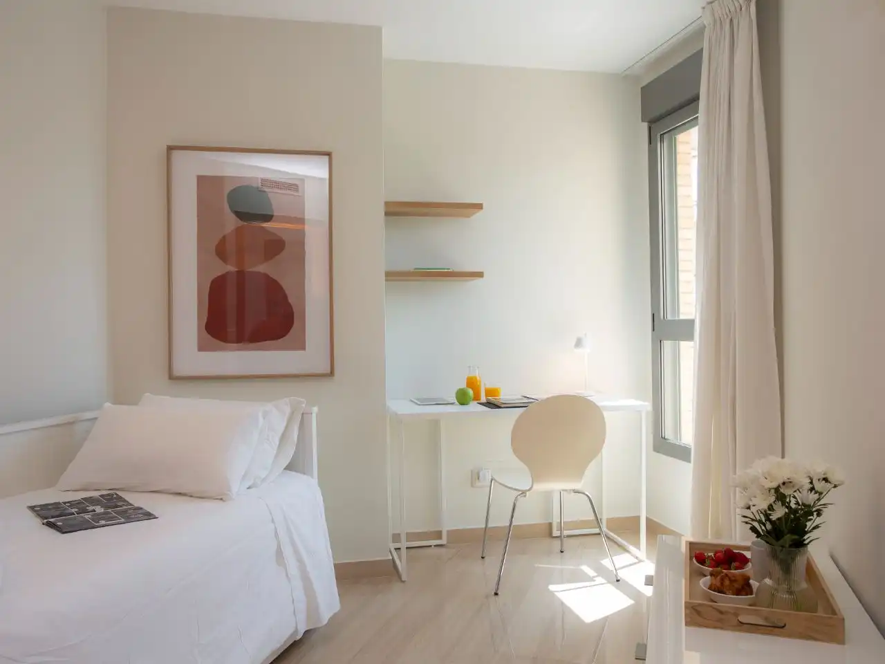 Flat for rent in Avinguda de França, 1, Penya - Roja - Avda. Francia Bedroom of Flat for rent in Valencia with Air Conditioner, Heating and Terrace
