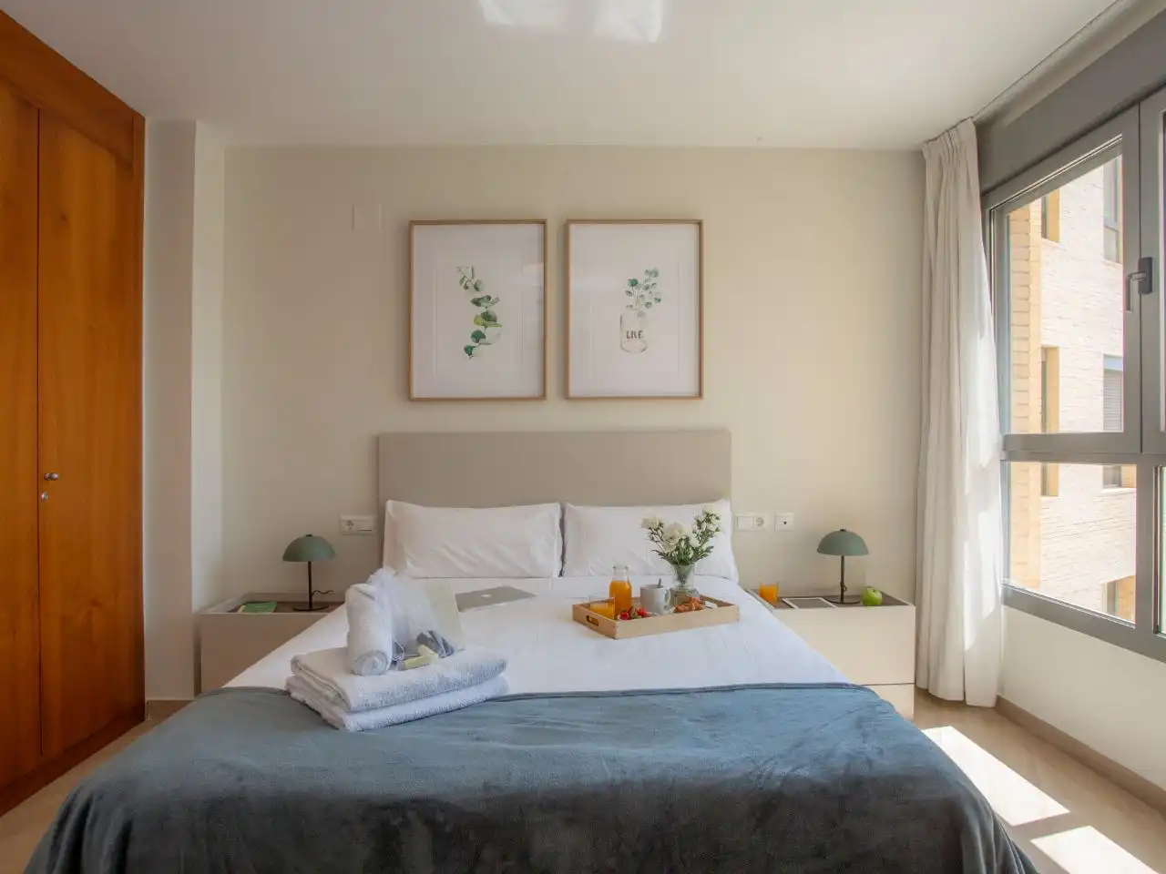 Flat for rent in Avinguda de França, 1, Penya - Roja - Avda. Francia Bedroom of Flat for rent in Valencia with Air Conditioner, Heating and Terrace