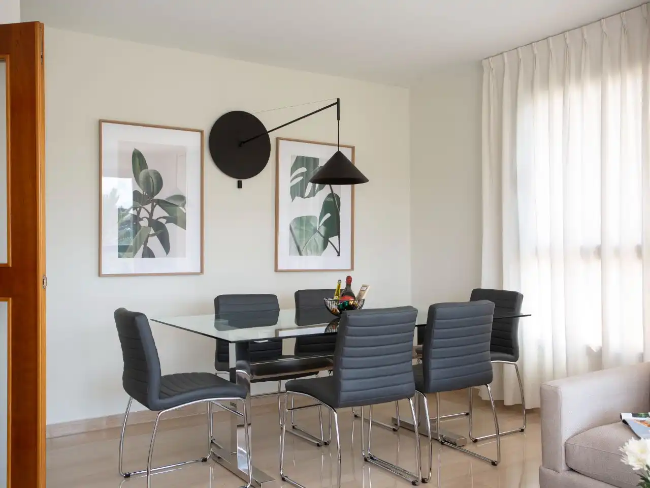 Flat for rent in Avinguda de França, 1, Penya - Roja - Avda. Francia Dining room of Flat for rent in Valencia with Air Conditioner, Heating and Terrace