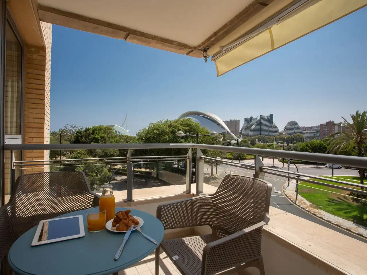 Flat for rent in Avinguda de França, 1, Penya - Roja - Avda. Francia Terrace of Flat for rent in Valencia with Air Conditioner, Heating and Terrace