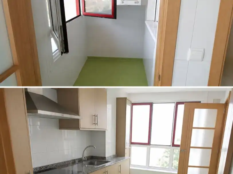 Wohnung zur Miete in Rúa Castelao, 69, Sarria Küche von Wohnung zur Miete in Sarria mit Heizung, Parkett und Abstellraum
