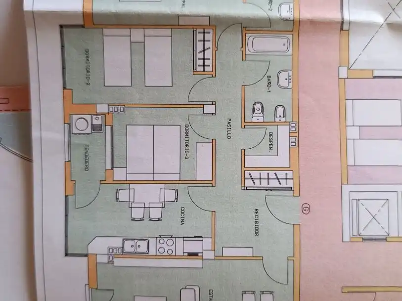 Wohnung zur Miete in Rúa Castelao, 69, Sarria Wohnung zur Miete in Sarria mit Heizung, Parkett und Abstellraum