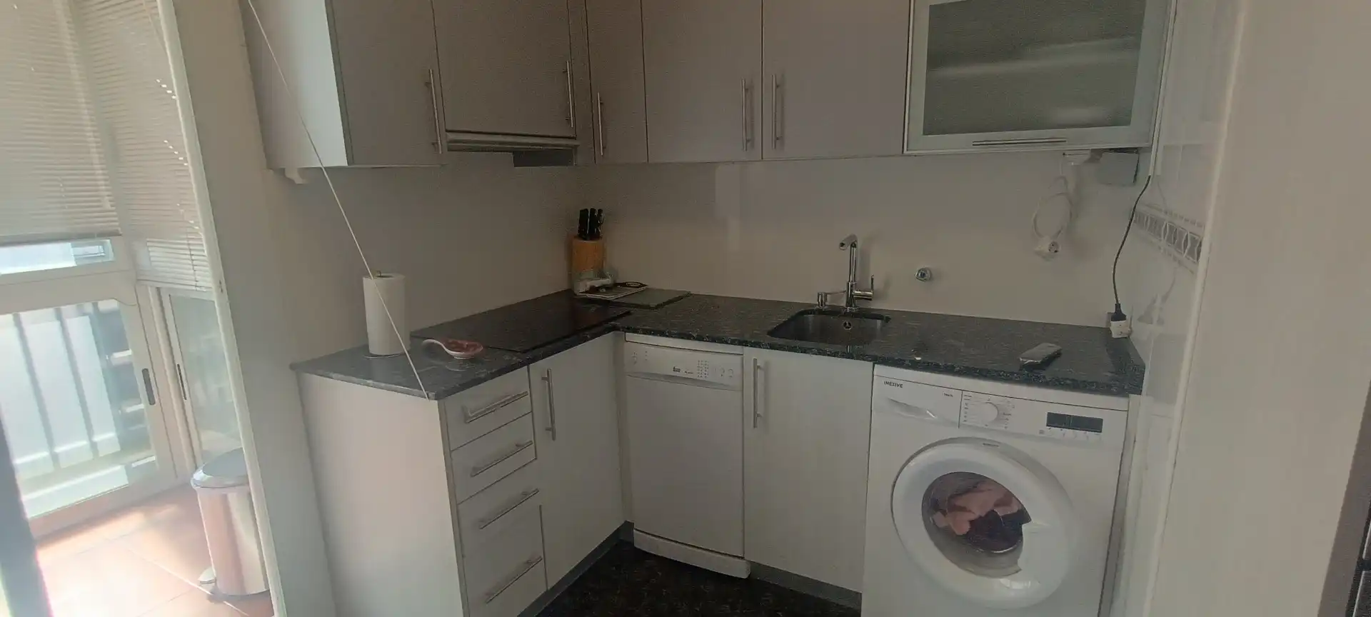 Cocina de Piso de alquiler en  Logroño con Aire acondicionado, Calefacción y Terraza