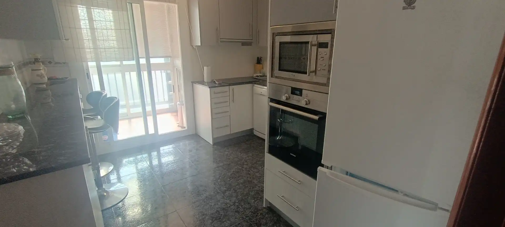 Cocina de Piso de alquiler en  Logroño con Aire acondicionado, Calefacción y Terraza