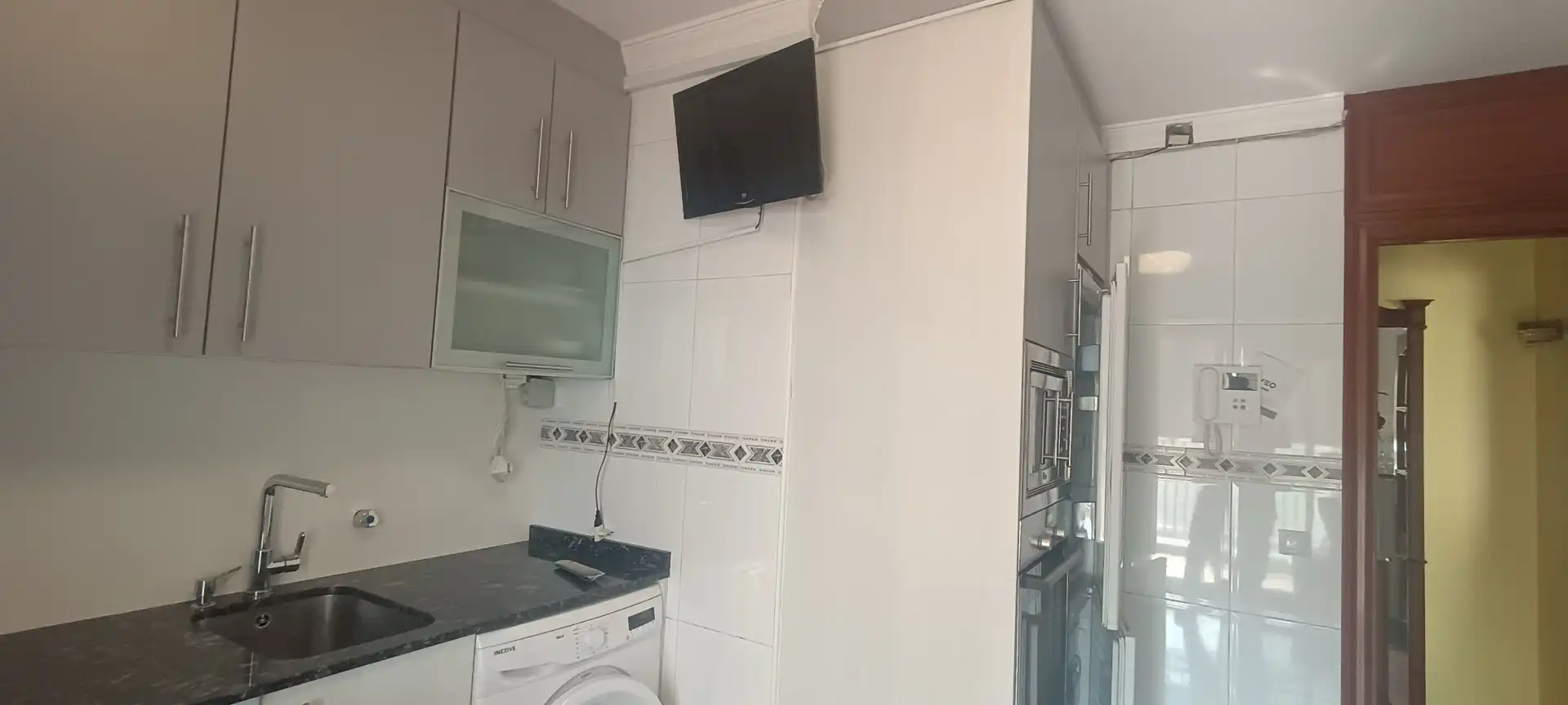 Cocina de Piso de alquiler en  Logroño con Aire acondicionado, Calefacción y Terraza