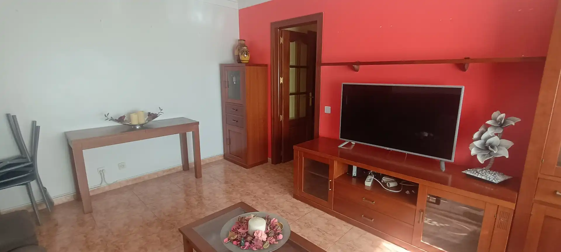 Sala de estar de Piso de alquiler en  Logroño con Aire acondicionado, Calefacción y Terraza