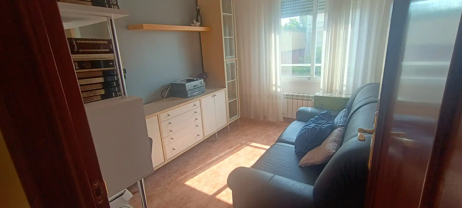 Sala de estar de Piso de alquiler en  Logroño con Aire acondicionado, Calefacción y Terraza