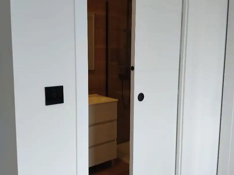 Estudio de alquiler en Ponte Pequena, 21, Coristanco Baño de Estudio de alquiler en Coristanco con Calefacción, Terraza y Amueblado