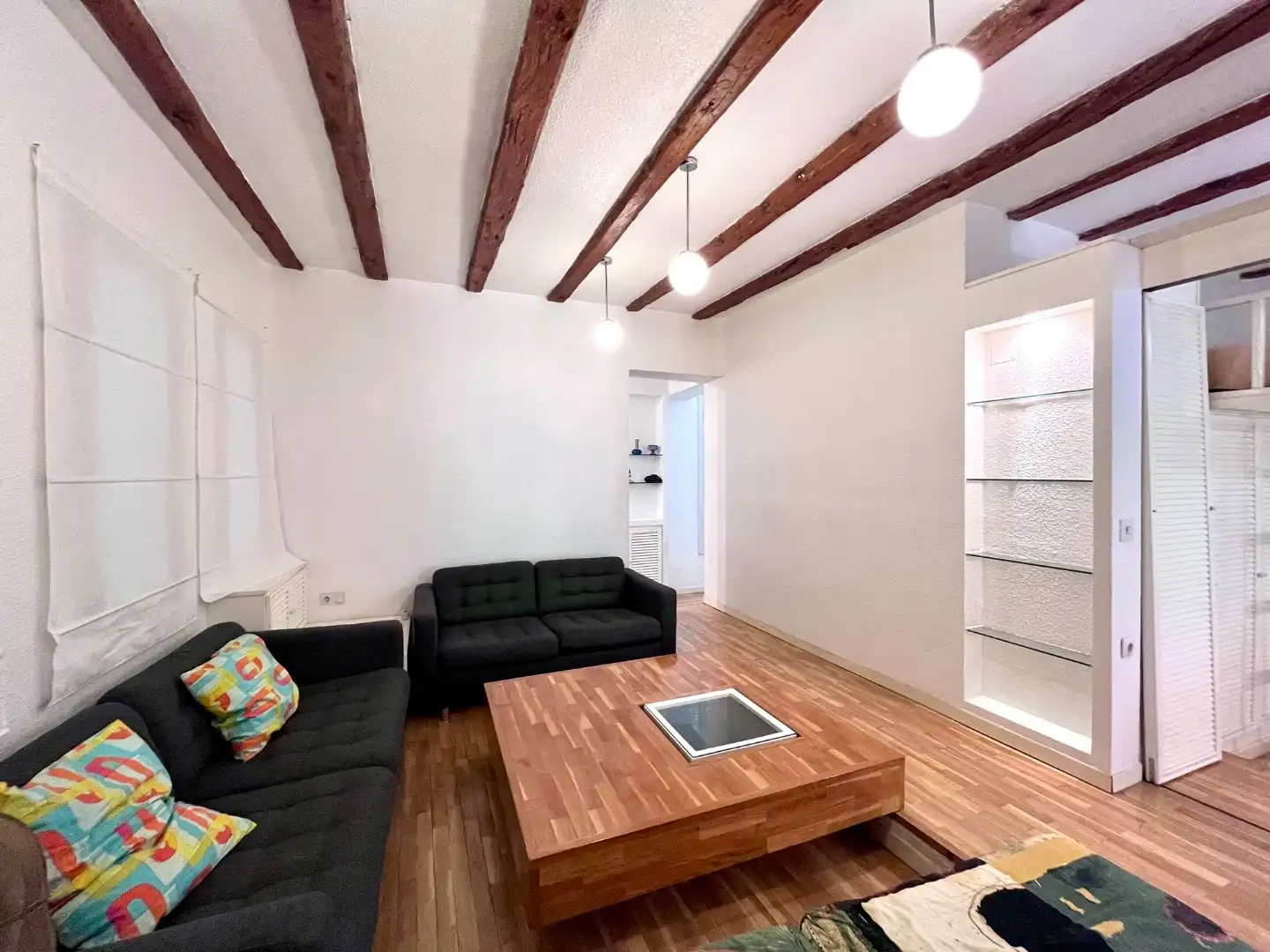 Wohnung zur Miete in Calle de Mallorca, 2, Embajadores - Lavapiés Wohnzimmer von Wohnung zur Miete in Madrid mit Heizung, Möbliert und Balkon