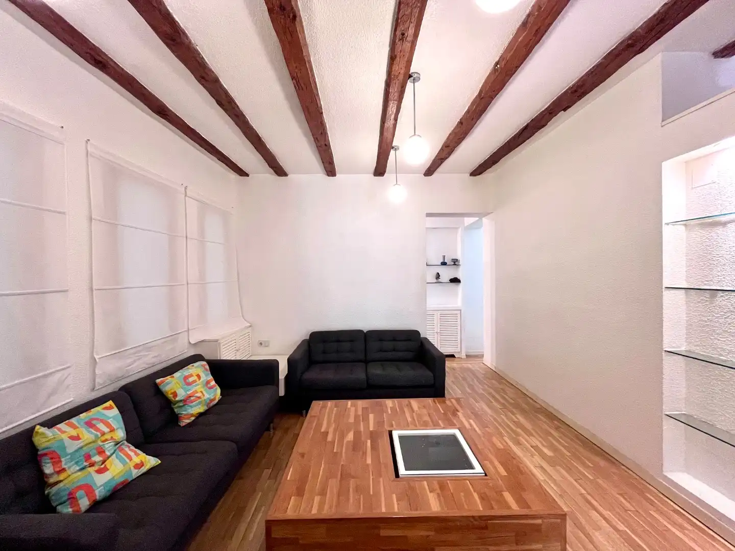 Wohnung zur Miete in Calle de Mallorca, 2, Embajadores - Lavapiés Wohnzimmer von Wohnung zur Miete in Madrid mit Heizung, Möbliert und Balkon