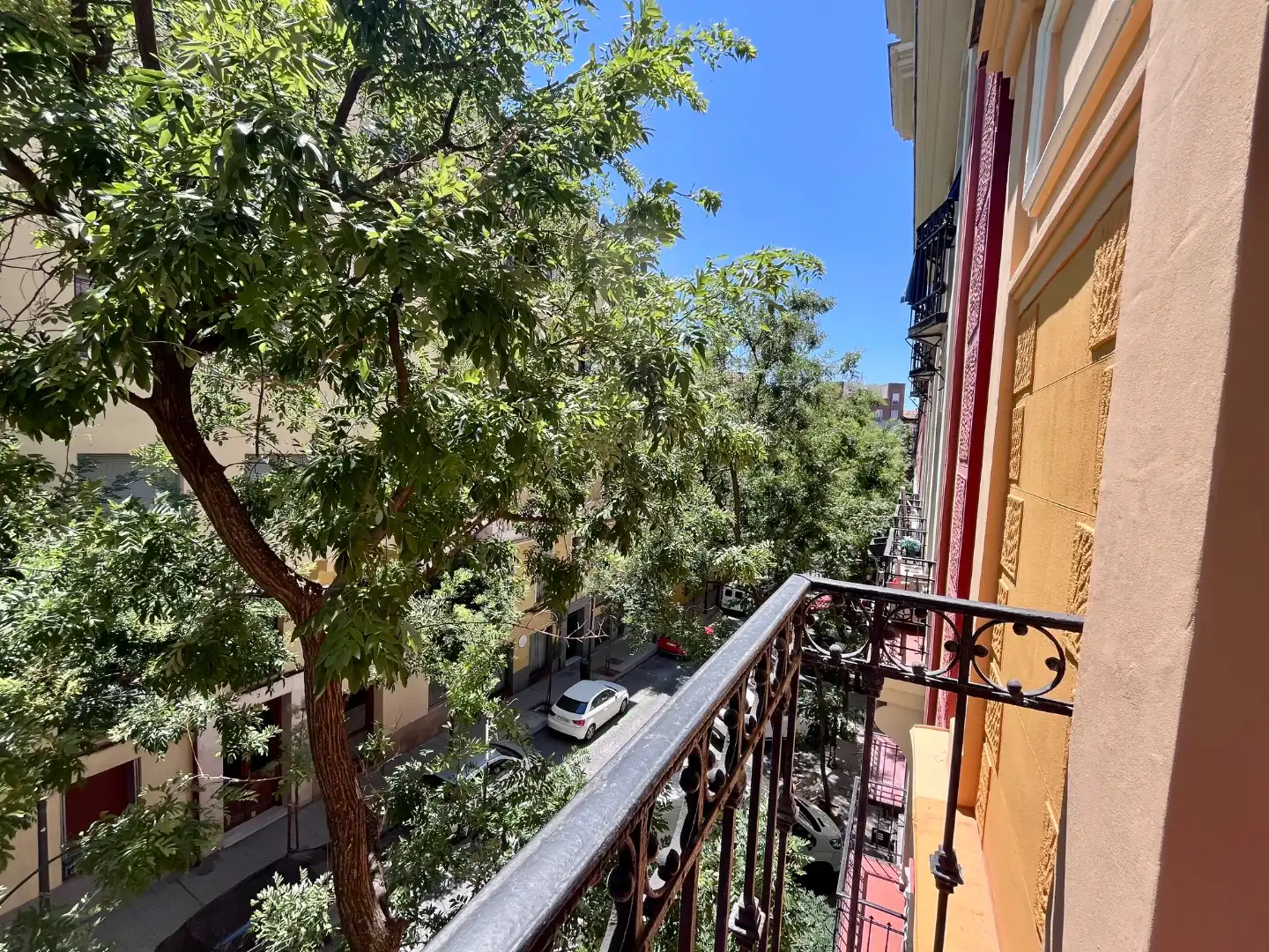 Wohnung zur Miete in Calle de Mallorca, 2, Embajadores - Lavapiés Terrasse von Wohnung zur Miete in Madrid mit Heizung, Möbliert und Balkon