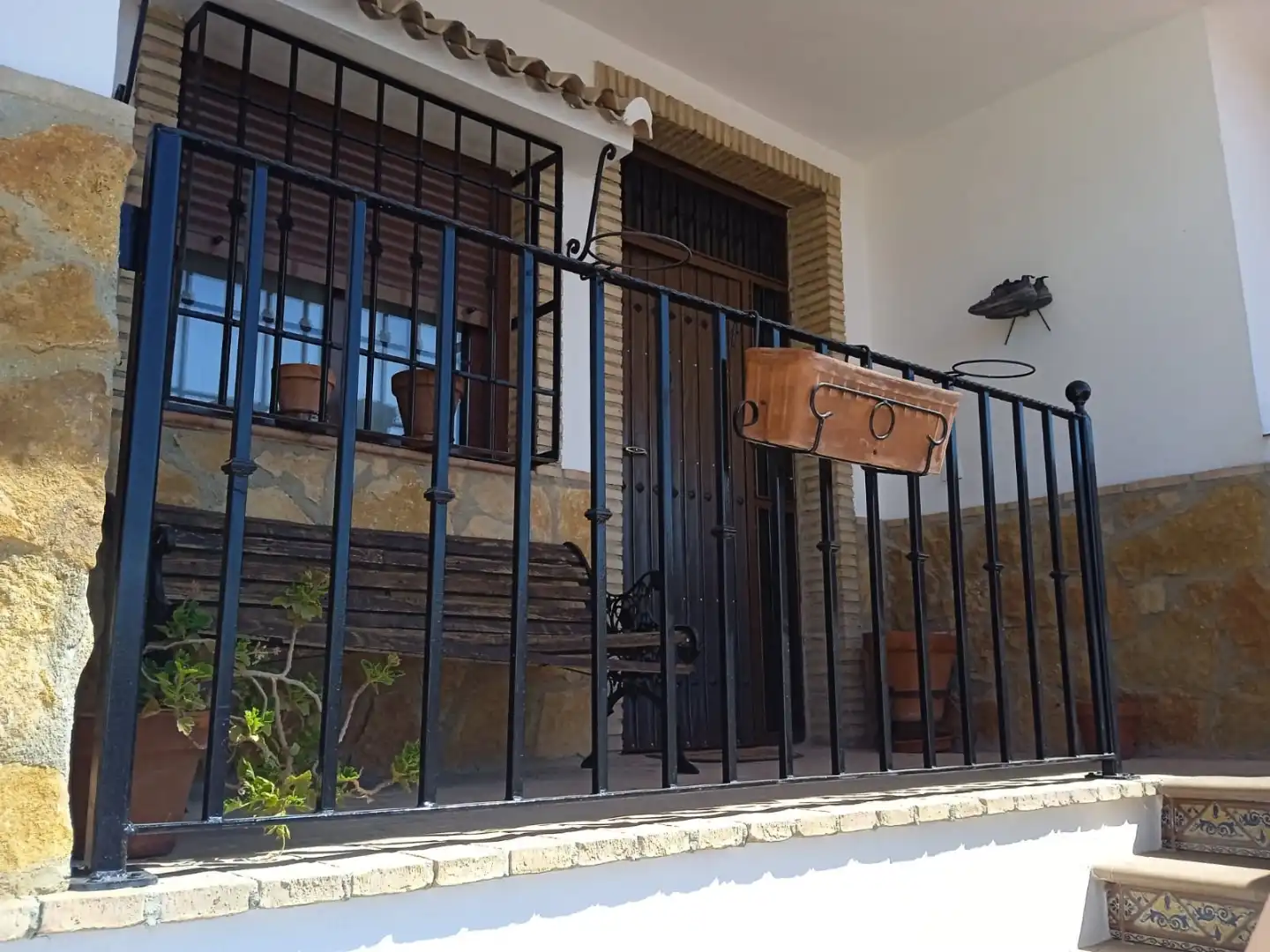 Balcony of Country homes for sale in Madrid  with Air Conditioner, Heating and Private garden