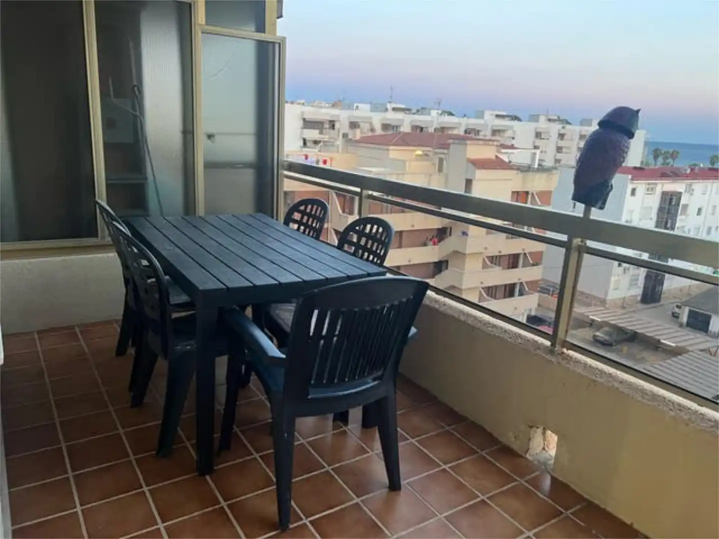 Terraza de Apartamento de alquiler en Salou con Calefacción, Terraza y Piscina