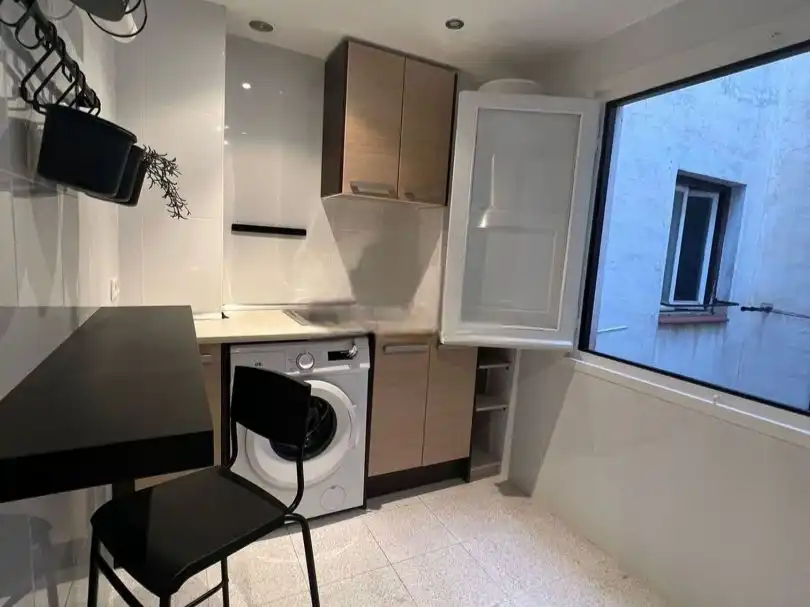 Apartamento de alquiler en Plaza Iglesia, 5, Fuentes de Ebro Cocina de Apartamento de alquiler en Fuentes de Ebro con Aire acondicionado, Parquet y Amueblado