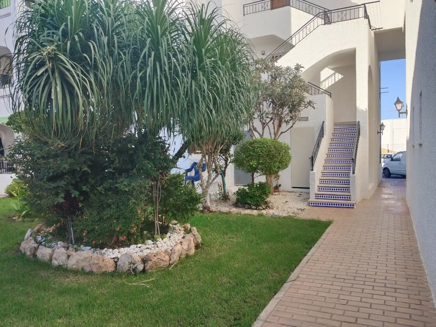 Wohnungen zur Miete in Plaza Antonio Vicea, 3, Playa Flamenca Wohnungen zur Miete in Orihuela mit Klimaanlage, Privatgarten und Terrasse