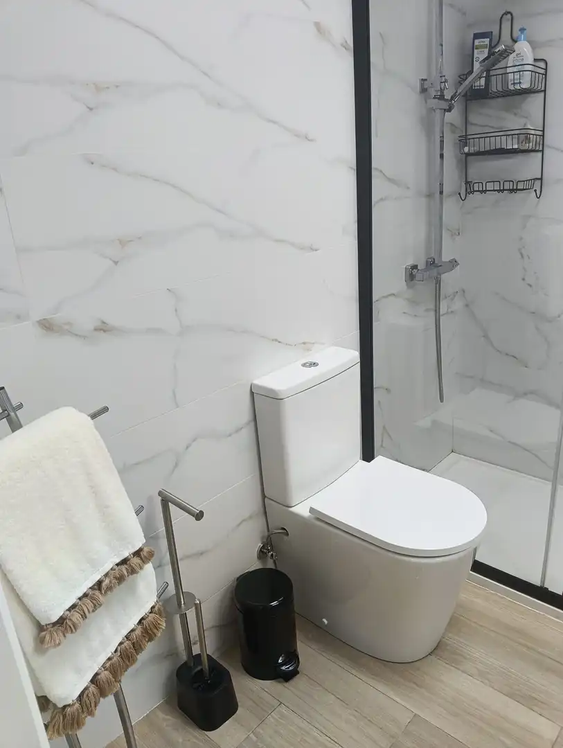 Flat for sale in Avenida Constitución, 15, Oeste Bathroom of Flat for sale in Mérida with Air Conditioner, Parquet flooring and Terrace