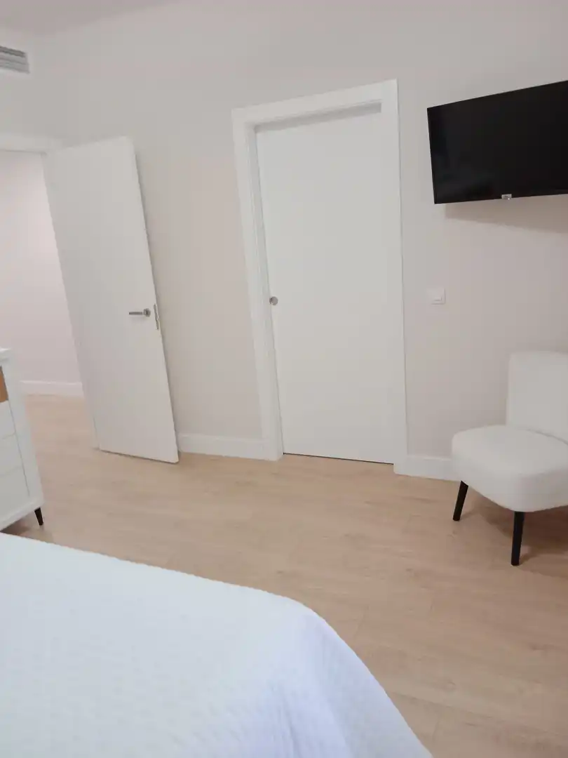 Flat for sale in Avenida Constitución, 15, Oeste Bedroom of Flat for sale in Mérida with Air Conditioner, Parquet flooring and Terrace