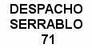 DESPACHO SERRABLO 71 SOCIEDAD LIMITADA.