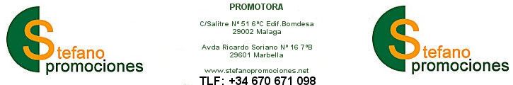 STEFANO PROMOCIONES