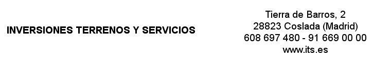 INVERSIONES TERRENOS Y SERVICIOS