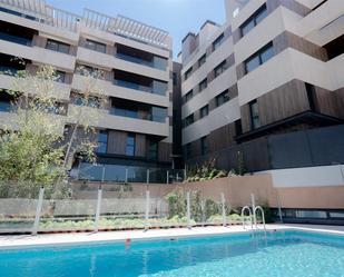 Swimming pool of Planta baja for sale in  Madrid Capital