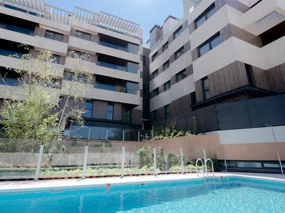 Swimming pool of Planta baja for sale in  Madrid Capital