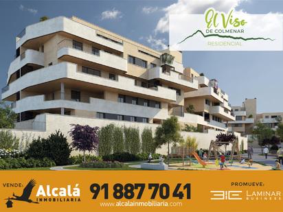 Exterior view of Duplex for sale in Colmenar Viejo  with Air Conditioner, Terrace and Swimming Pool