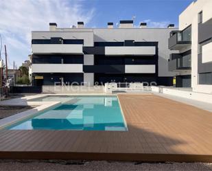 Swimming pool of Flat for sale in Cubelles  with Air Conditioner, Heating and Parquet flooring