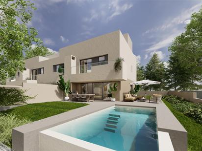 Swimming pool of Single-family semi-detached for sale in Polinyà  with Air Conditioner, Heating and Private garden