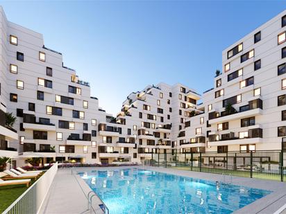 Exterior view of Flat for sale in  Madrid Capital  with Terrace