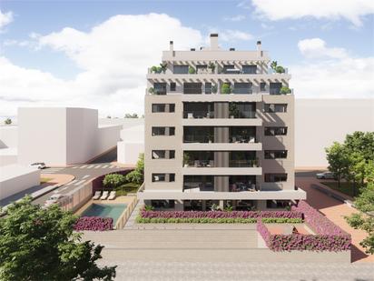 Exterior view of Flat for sale in El Campello  with Air Conditioner, Community parking and Community pool