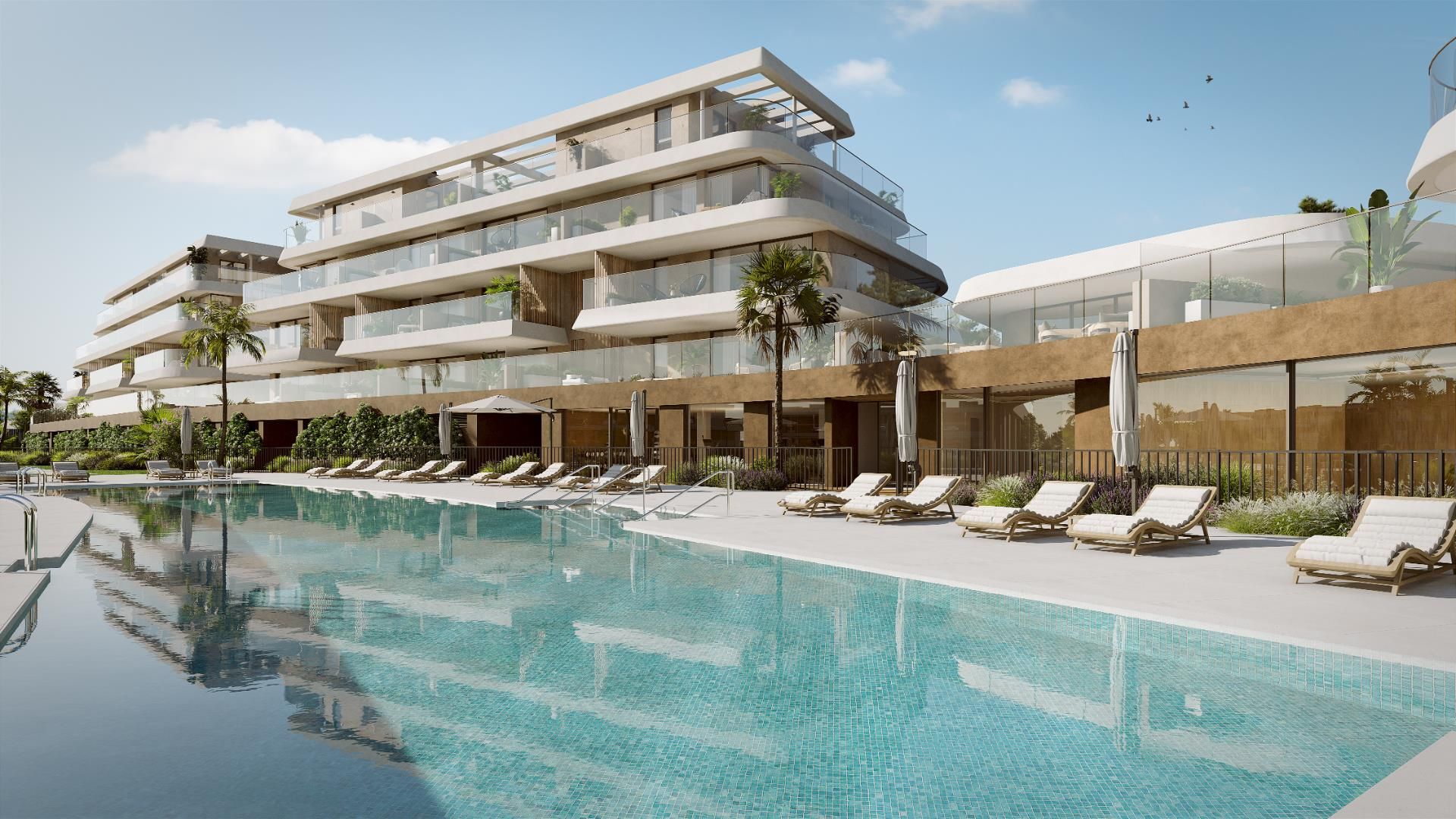 Piscina de Planta baixa en venda en Estepona amb Aire condicionat, Calefacció i Jardí privat