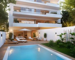 Swimming pool of Duplex for sale in Esplugues de Llobregat  with Air Conditioner, Heating and Terrace