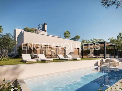 Exterior view of House or chalet for sale in Sitges  with Air Conditioner, Heating and Private garden